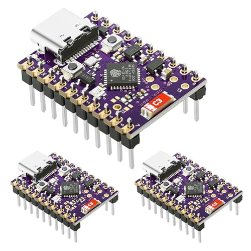 Meshnology 3pcs ESP32 C6 Supermini Development Board Microcontroller Programming Learning Controller Core Board for Maker IoT Ar duino