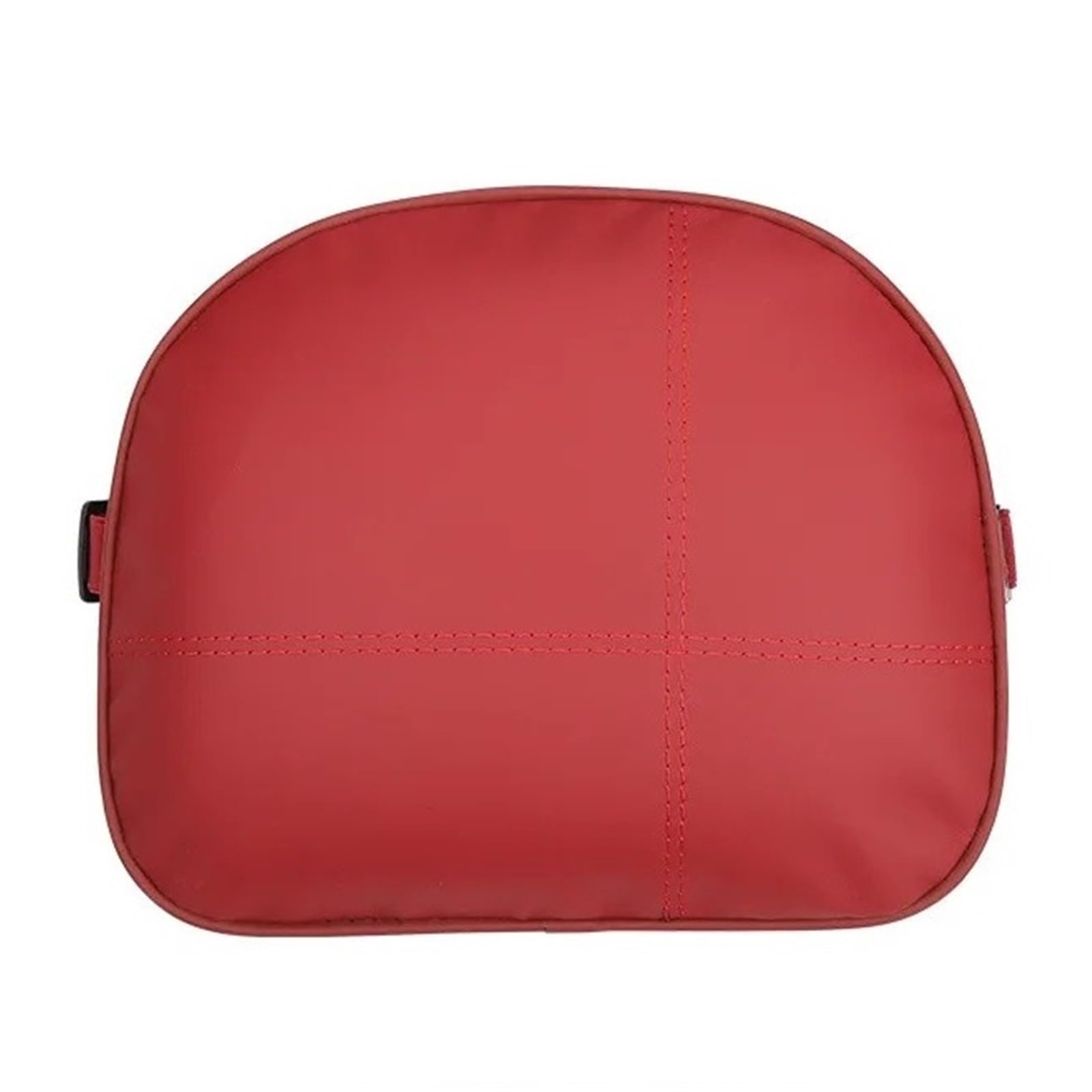 XYAOJUTU Auto Kopfstütze Doppelseitiges Nackenkissen aus echtem Leder für das Auto, Sitzkissen, Schulter, Ganzjahres-Universal-Fahrzeugkissen Kopfstütze Für Autositz(Headrest-Bordeaux red)