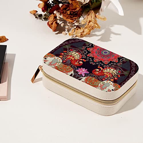 Coffret bijoux éléphant géométrique aux finitions soignées - 8