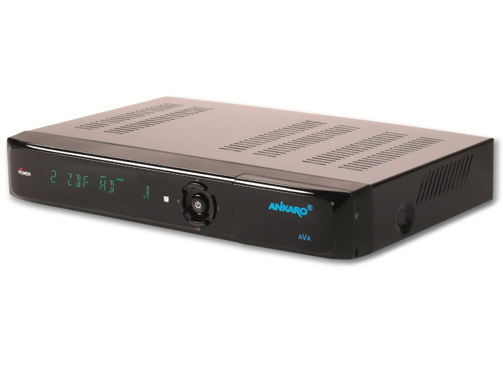 Ankaro AVA Récepteur satellite numérique UHD 4K DVB-S2X H.265 avec enregistrement USB noir