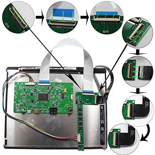 Image of VSDISPLAY 9.7 inch 2048x1536 IPS LCD Screen with Mini H /D Controller Board | IPS Panel, Supports Mini H /D Video Input,fit for DIY Cabinet Monitor