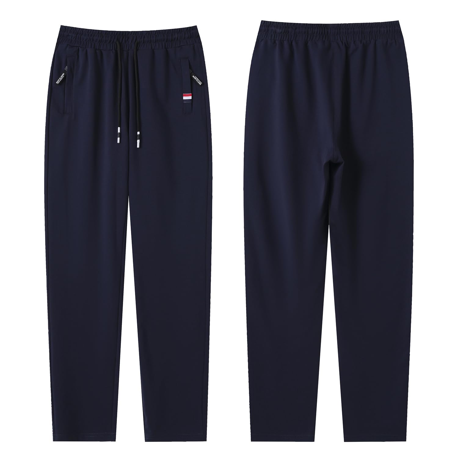 FGFD&OU Pantaloni Sportivi Uomo Cotone Traspirante Pantaloni da Jogging Larghi Casual Pantalone Tuta Allenamento per Yoga Fitness Sport Joggers con Tasche con Cerniera