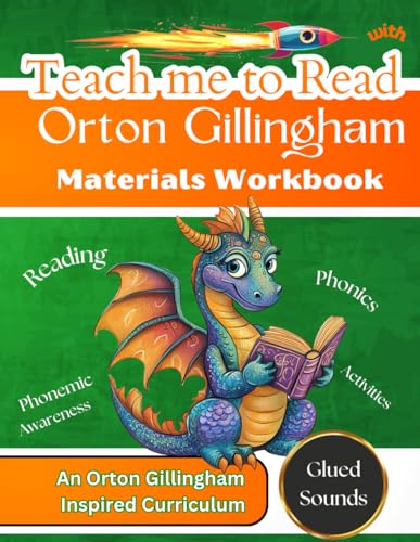 Teach me to Read with Orton Gillingham Materials Workbook: Readin...