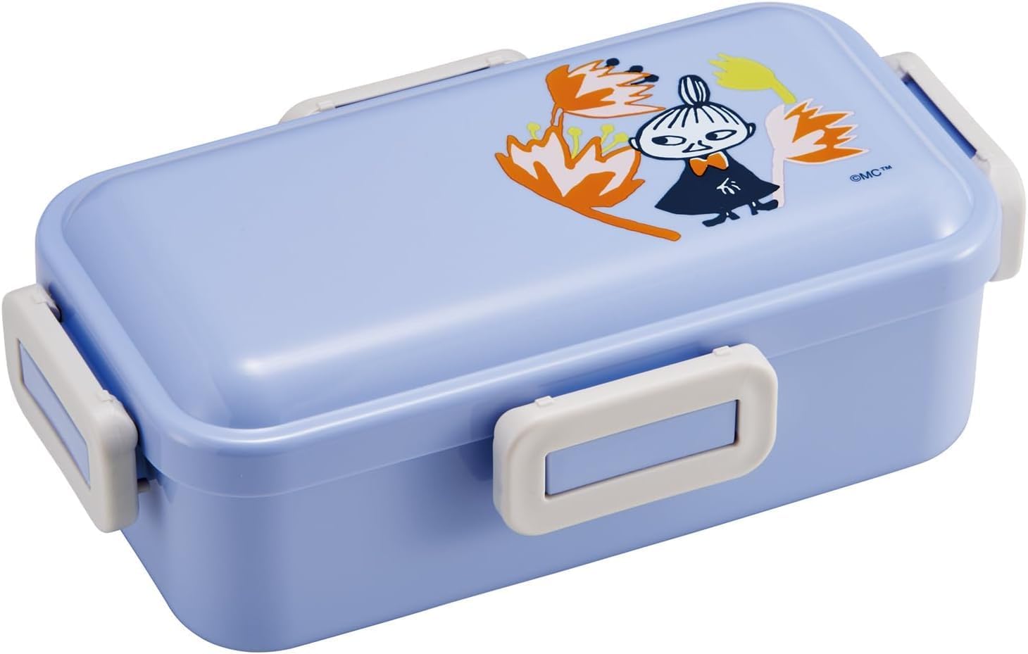 Skater PFLB6-A 1-Tier Bento Box, 18.0 fl oz (530 ml), Dishwasher Safe, Microwave Safe, Made in Japan, Moomin, Little Mi, Flower