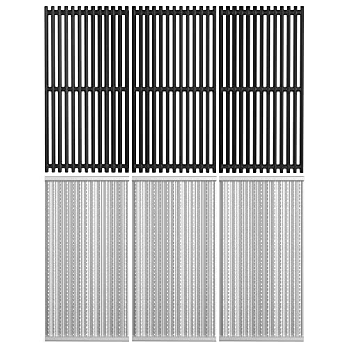 Cooking Grates and Emitter Plates Replacement Parts for Charbroil Commercial TRU-Infrared 4 Burner Grills 463242715 463242716 463276016 466242715 G533-0009-W1 G533-2200-W1 17" x 9 1/2" Grill Grid by Outspark - Used condition - US$49.50