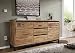 Produktbild MASSIVMOEBEL24.DE | VILLANDERS massives Sideboard - Natur geölt | Wildeiche | 2 Türen - 3 Schubladen | 175x45x85 | Kommode Tv-Sideboard Wohnzimmer-Schrank