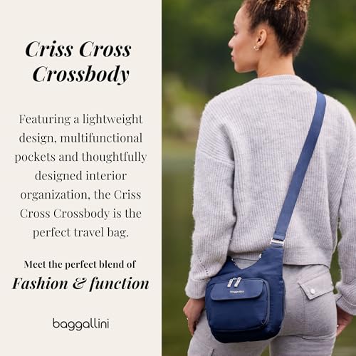 Image of Baggallini Women Criss Cross Crossbody Bag