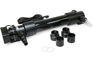 55W Non-Submersible UV Ultraviolet 27" Light Clarifier Lamp Filter for Aquarium Koi Pond Fish Tank