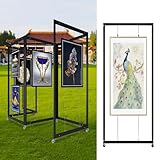 Caballete ajustable para carteles y carteles, fotografía y vallas publicitarias (1 pieza de 120 x 250 cm)