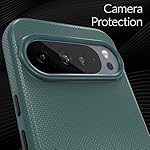 Crave Case for Google Pixel 10 Pro XL (6.8”) — Dual-Layer Shockproof Protection, Textured Grip, Wireless Charging Compatible, Forest Green - Image 3