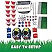 SCORE NN' Hole All-in-1 Cornhole Style Game Set | Skipping Stones Swimming Pool Cornhole Game | Cornhole Meets Golf | TOSS & ROLL Cornhole Set | Floating GAINT Pong and Golf Meets GAINT Pong |