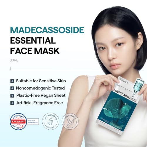 Image of MEDIHEAL Madecassoside Essential Face Sheet Mask, Blemish Repair (10ea)