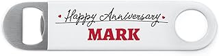 Boyfriend Husband Anniversary Gifts For Him Men Partner, Personalised Anniversary Bottle Opener Gifts, Anniversary Gifts From Wife Girlfriend, Metal Anniversary Present For Him Men