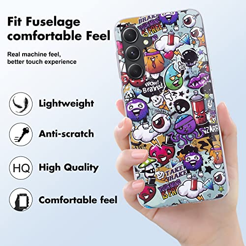 Ikziwreo Cover per Samsung Galaxy A54 5G + [2