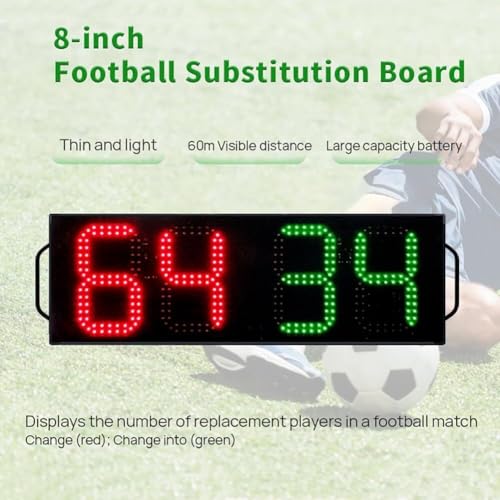 Marcador Electrónico Grande de Baloncesto LED para Fútbol miniatura 2