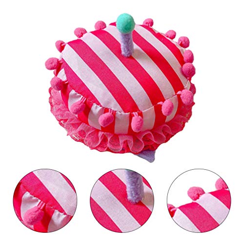 KESYOO ChapÃ©u de Vela de AniversÃ¡rio EngraÃ§ado ChapÃ©u de PelÃºcia Bolo de AniversÃ¡rio Novidade