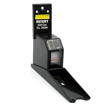 Paxmax 2m/200CM Roll Ruler Wall Mounted Growth Stature Meter Height Tall Measure Measuring Tape (not feet/inches)