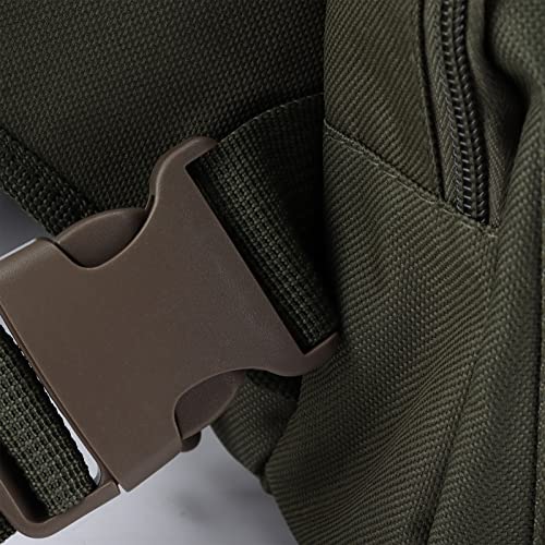 Shanrya Angeltasche, Angeln Hüfttasche Nylon 600D Glatter Reißverschluss Multi Funktional Multi Layer für Radfahren im… – Bild 5