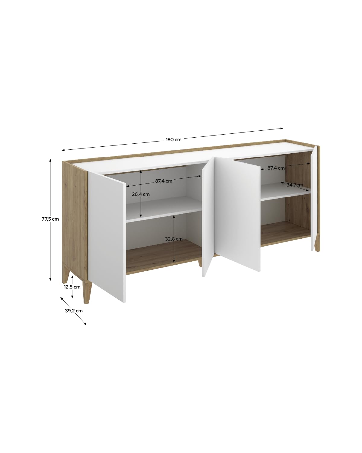 DEKIT Grupo RIMOBEL Sky - APARADOR 4 PTAS