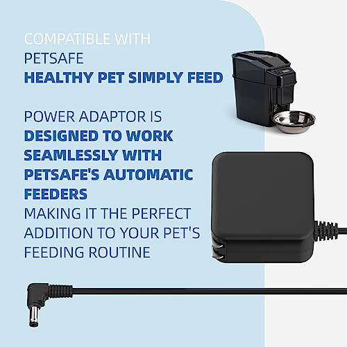 Pet Feed Power Adaptor Compatible With Pet-Safe Automatic Pet Feeder, For Pet-Safe Healthy Cat And Dog Pet Feed Automatic Feeder Power Supply, Durable Pet Power Adaptor #TOP4