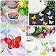 Guyode 40 Stück Diamanten Kinder, 57 * 40 mm Edelsteine für Kinder, Acryl Diamanten Deko Bunt für Vasen, Tischdeko, Party Mitgebsel, Hochzeit, Aquarium Dekoration, Strand Schatzsuche (Schmetterling)