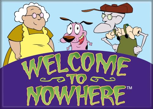 Imán Courage The Cowardly Dog 2.5 x 3.5 pulg miniatura 1