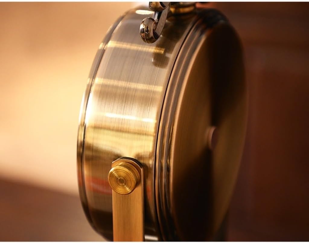 Desk Clock Retro Light Luxury Desk Clock Desktop Desk Clock Living Room Swing Clock Ornaments Creative Mute Desk Clock Seat Clock