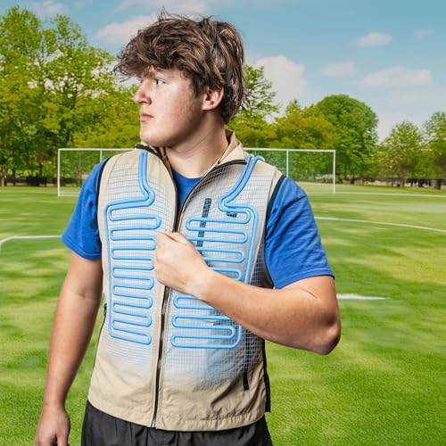 Gobi Heat Men's Canyon Cooling Vest Summer Cooling Lightweight, Breathable Gear with Ice Water Circulation4