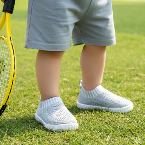 Image of MORENDL Baby Toddler Walking Socks Non-Slip Breathable Unisex Casual Sneakers