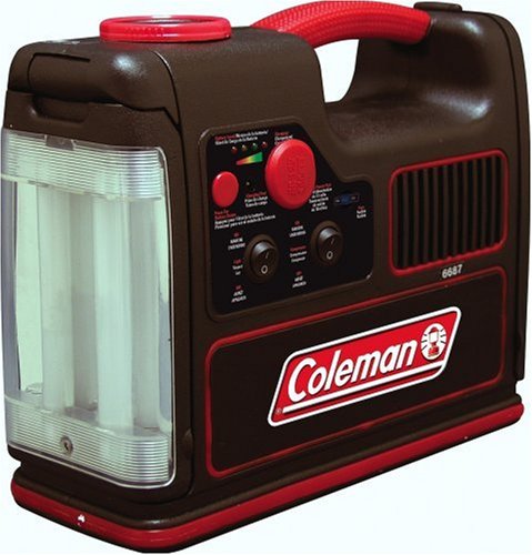 Coleman Cordless, Rechargeable Air Compressor PMC8144 with fluorescent worklight and control panel