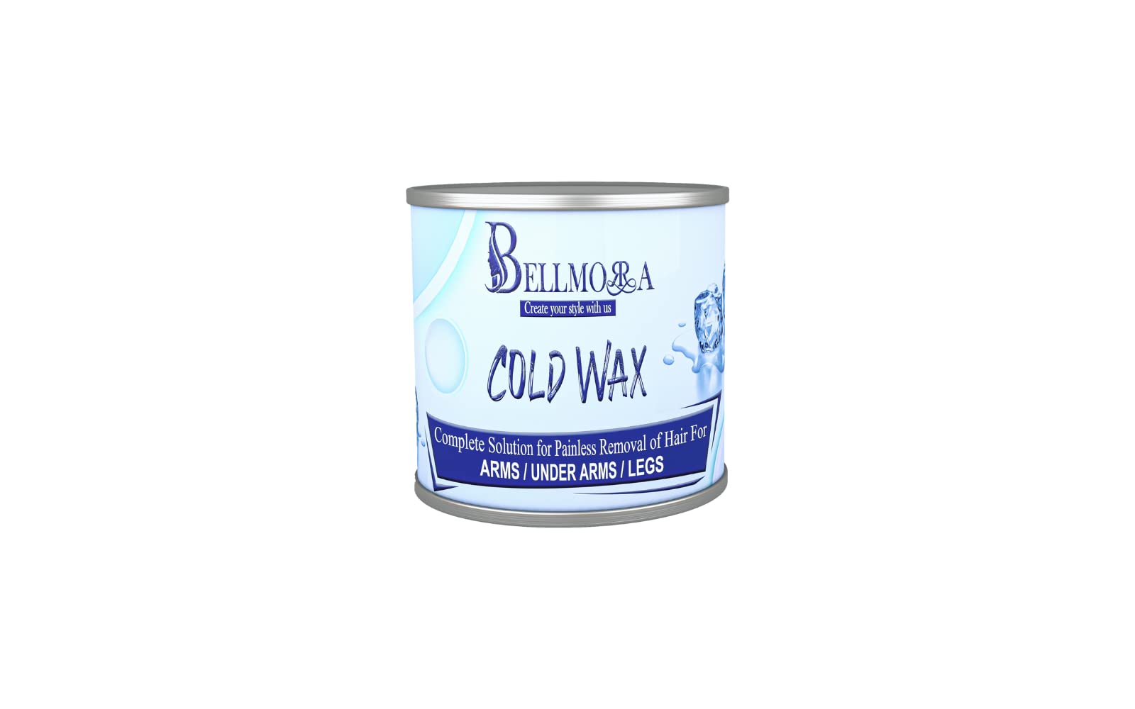 Bellmorra Cold Wax - For Smooth Hair Removal With Extracts 600gm| For All Skin Types | Removes Tan, Dead Skin | For Arms, Legs and Full Body-image-1