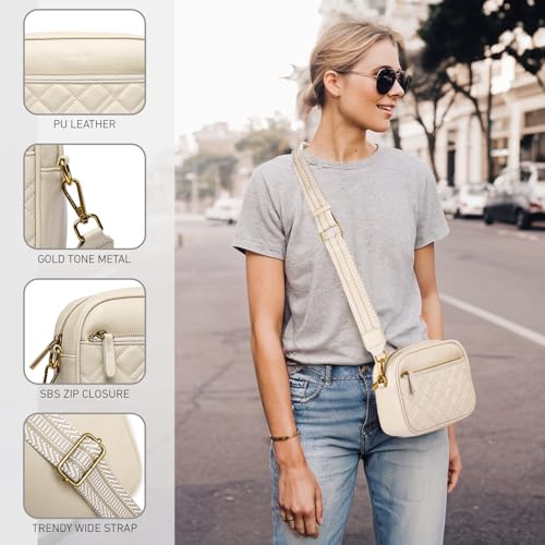 Quilted Crossbody Bags for Women Small Crossbody Purse Trendy Women's Crossbody Handbag With Adjustable Strap4