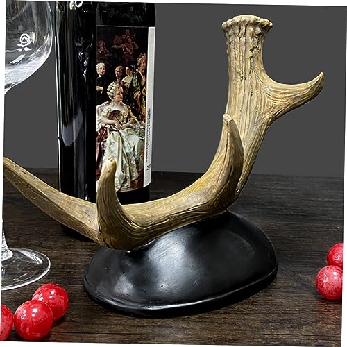 Soporte para botellas de vino de resina moderno miniatura 4