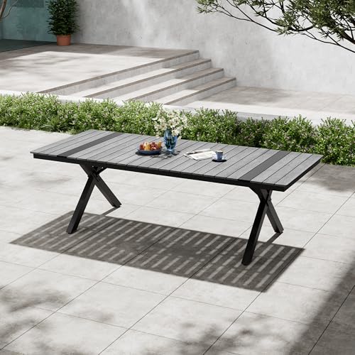 96 Inch Outdoor Dining Table: Perfect Patio Centerpiece for Large Gatherings 2 Pellebant 94