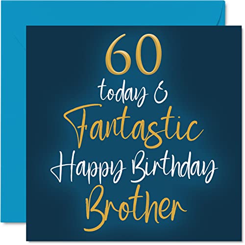 Carte anniversaire 60 ans frère Fantastic 60 Today