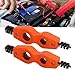 2Pcs Copper Tube Pipe Cleaner, 4 in 1 Copper Pipe Cleaner, Copper Tubing Brush Pipe Brush Cleans Inside Outside Thread Cleaner Plumber Brush Cleaner Tool for Plumbing Installation Soldering Brazing