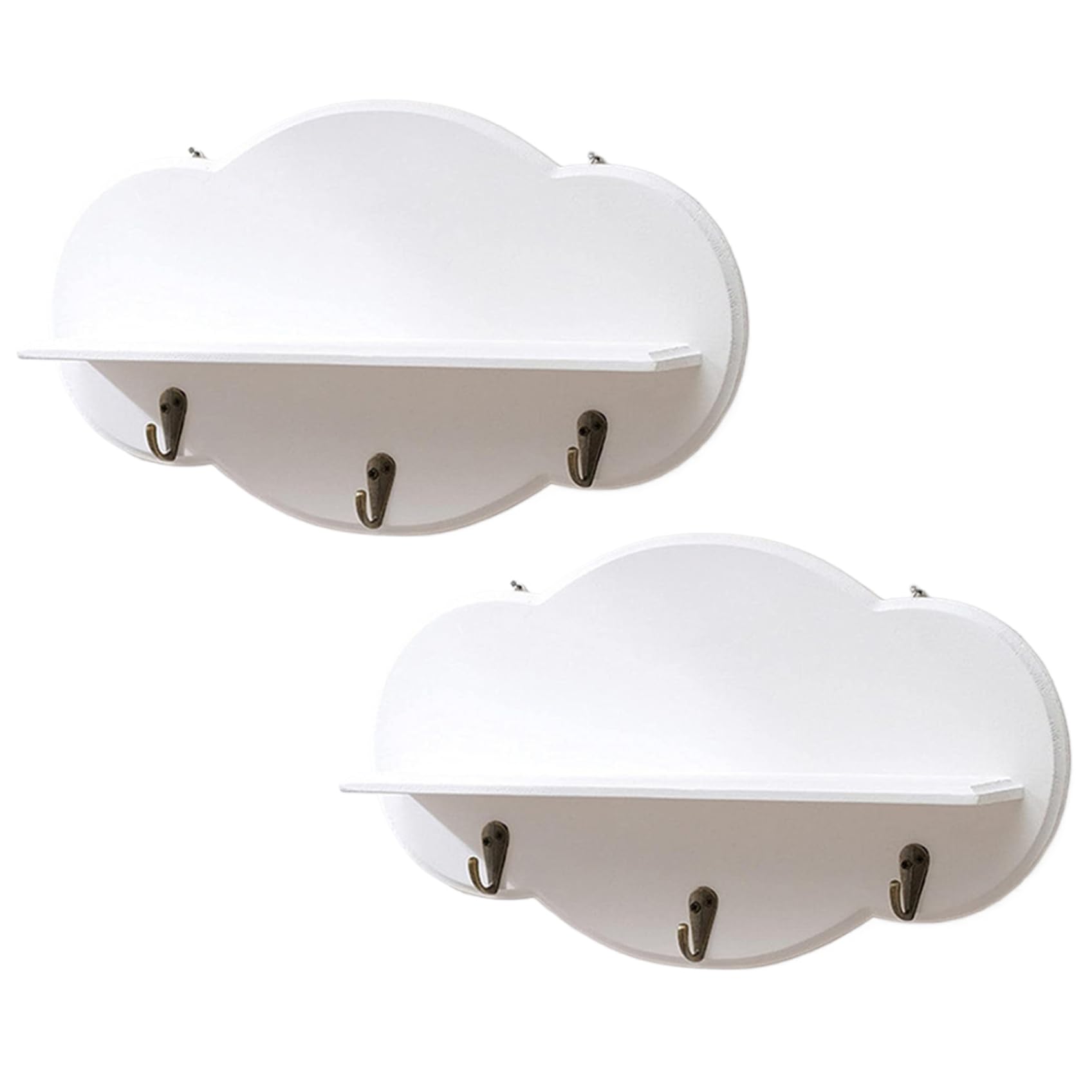 Étagère murale nuage bois : la solution rangement pour chambre enfant en désordre