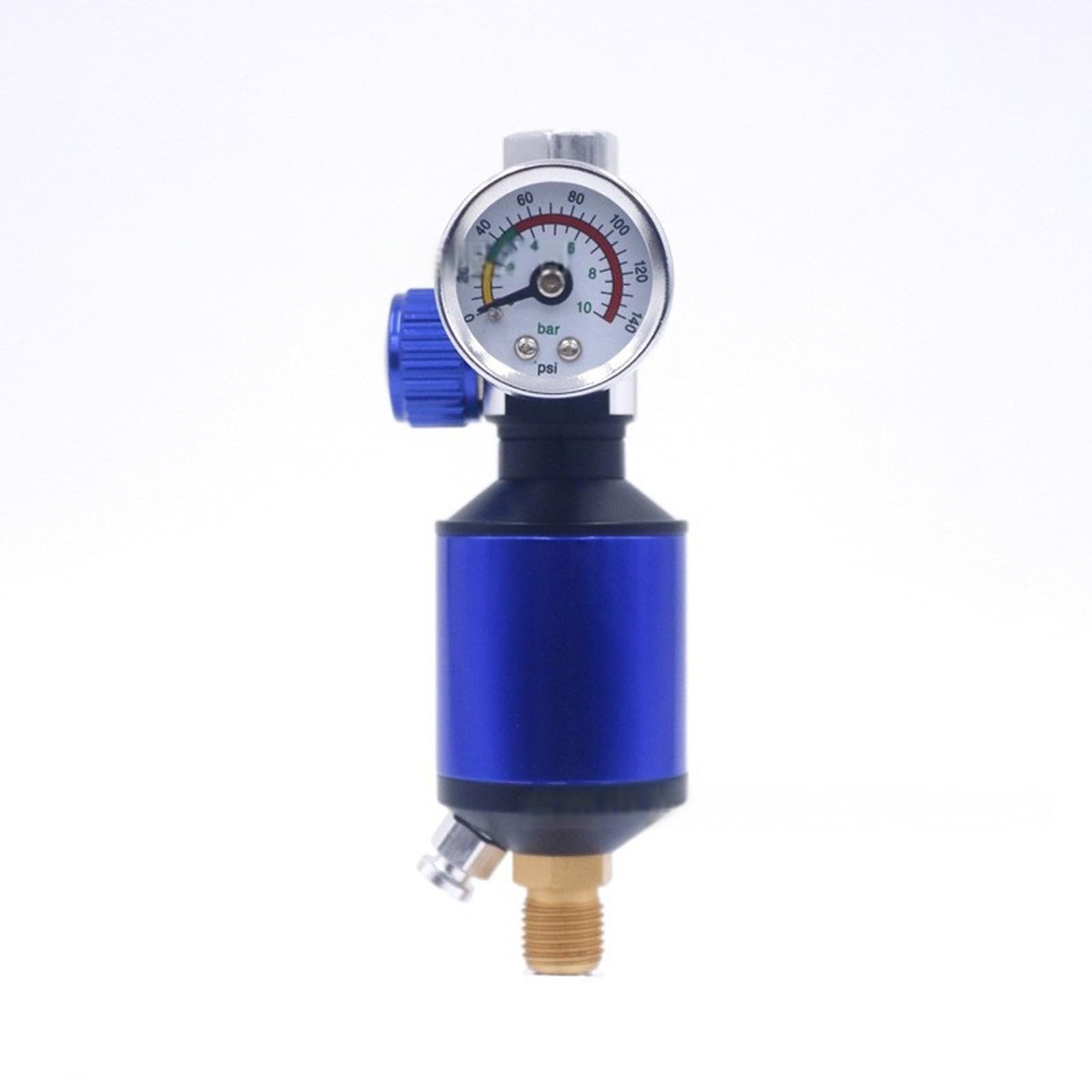 Msioytog Blue Sprays Air Pressure Regulator Gauge Air Filter Oil Water Separator Water Filter Tool Accessories Factory Equipment Compressor Regulator