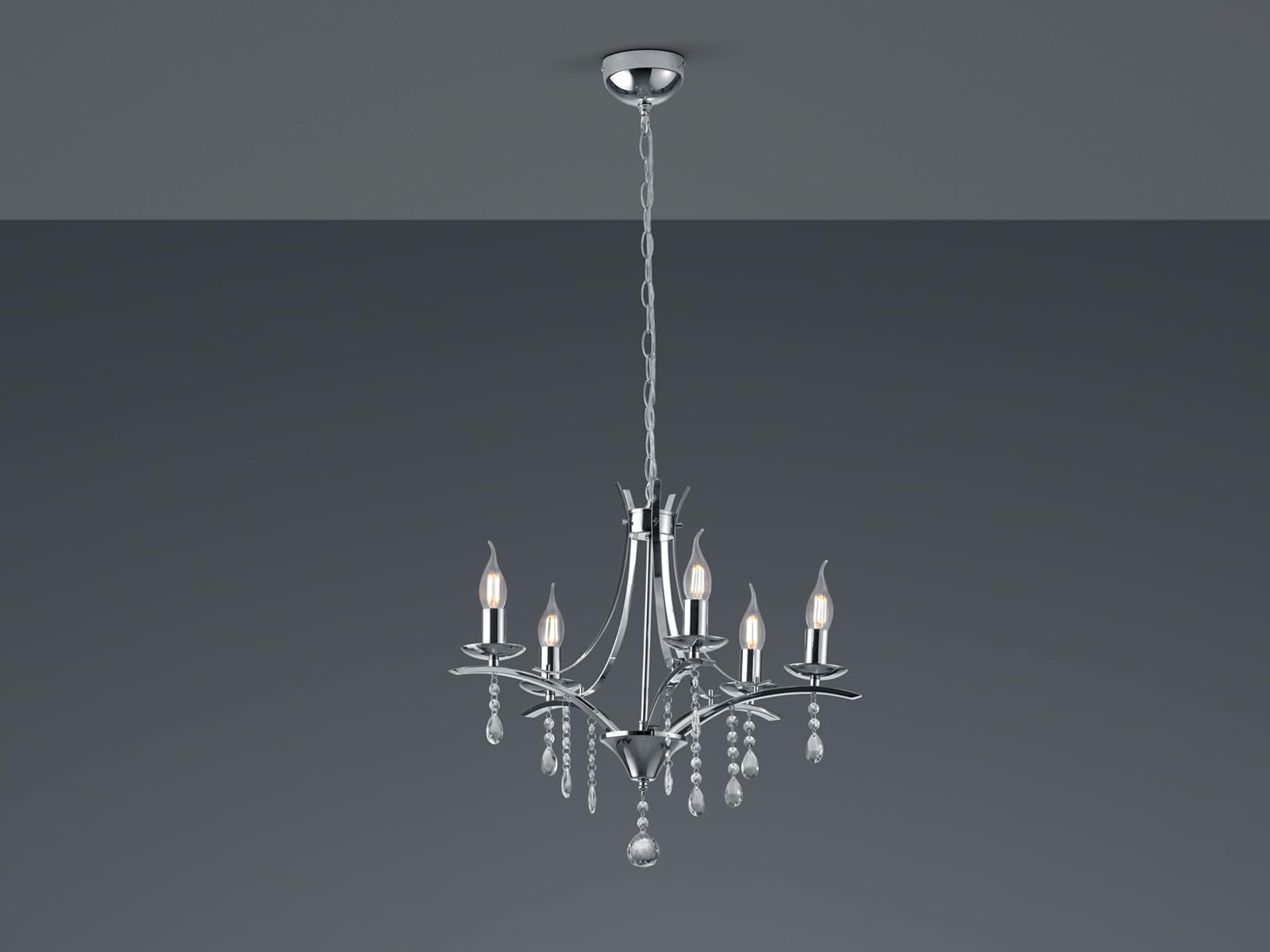 Chandelier TRIO LUCERNA,excl. 5 x E14