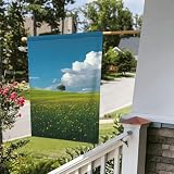 【Bandiera da giardino resistente e durevole】Realizzato in poliestere di alta qualità, queste bandiere da giardino decorative stagionali sono solide e leggere, resistenti all’usura, non facili da rompere o sbiadire, lavabili e di lunga durata. Ideali per preservare il colore e il design durante le varie condizioni meteorologiche delle stagioni, volano nel vento e svolgono un ruolo decorativo perfetto per l’ambiente esterno.