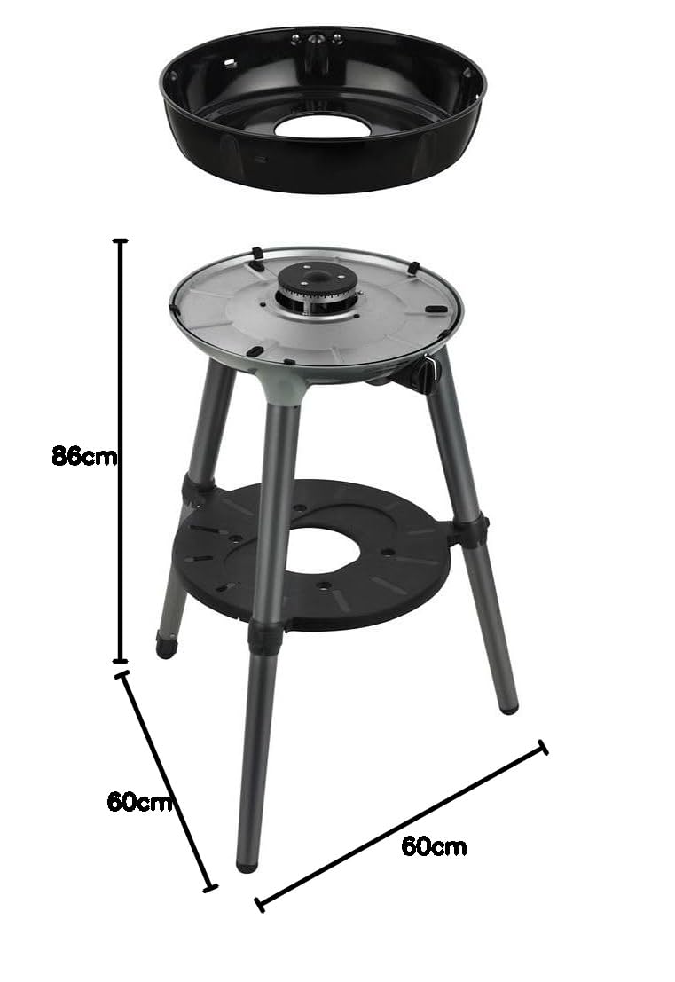 CADAC Carri Chef 40 BBQ Grill2Braai Combo 30mBar Noir Vert Barbecue