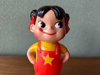 【最終価格⭐️３００体限定】　　ペコちゃん 　星　ソフビ　星ペコ　人形 参考価格】不二家 ペコちゃん 星ペコ ソフビ 人形 | 古い