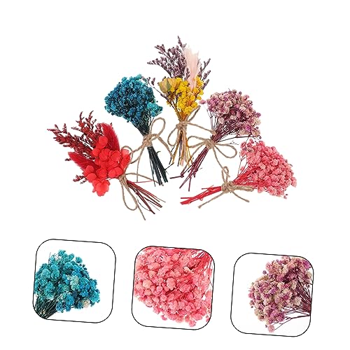 Mini ramo de flores secas Zerodeko para decoración miniatura 6