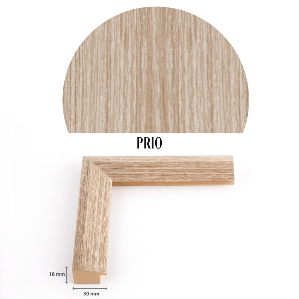 Cornice Per Puzzle Bildershop-24 PRIO 60x80 Cm - Alluminio Lucido - Vetro Acrilico - Per Puzzle 1000-1500 Pezzi - 4