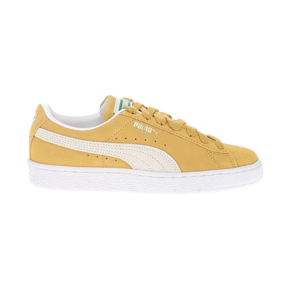 PUMA Womens Suede Classic Xxi Lace Up Sneakers Shoes Casual - Yellow 7 Yellow