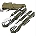 2 x Outdoor Bundeswehr Besteck Edelstahl Campingbesteck Essbesteck Set 6 teilig Camping Besteckset, Silber grün