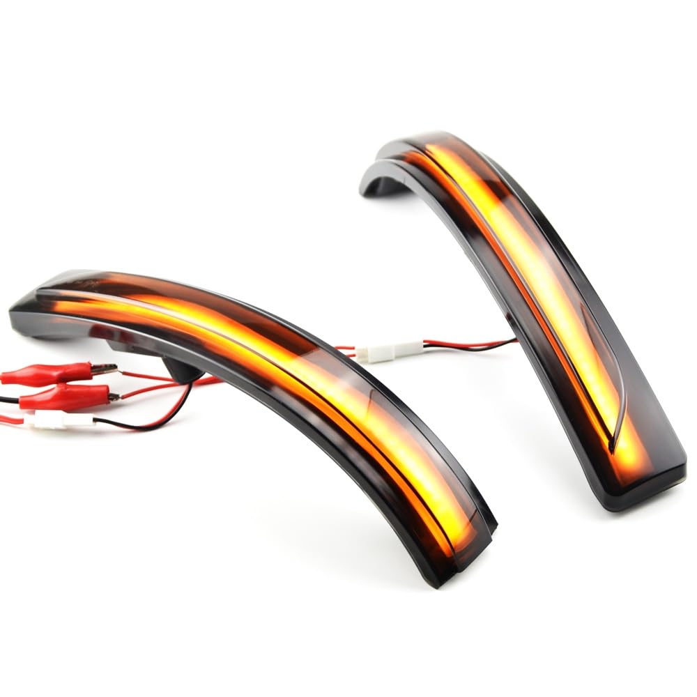 SYLTER Intermitentes AutomóViles Indicador Intermitente Dinámico LED Secuencial Señal Luz Giro Espejo para Kia para Sorento 2016-2020 Accesorios Coche Intermitente Espejo Lateral