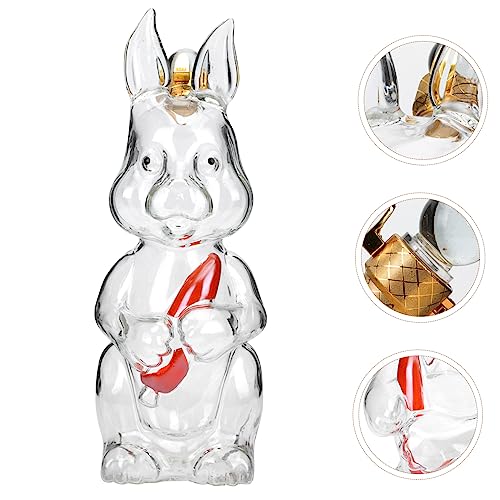 Botella de vidrio con diseño de conejo para maceración de ginseng 5