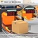 JIAWANSHUN Led Digital Counter Display Count Up to 9999 4in Large Digital Counter with Infrared Sensor Automatic Counting for Conveyor Belts 100-240V