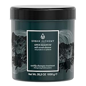 Urban-Alchemy-Opus-Magnum-Salt-Scrub-Back-Bar-1-L-Natural-Salt-Exfoliating-Shampoo-Effectively-Removes-Silicone-and-Build-Up-Cleanses-and-Hydrates-Hair-With-Vitamin-C-and-Omega-6-Fatty-Acids Urban Alchemy Opus Magnum Salt Scrub Back Bar 1 L - Natural Salt-Exfoliating Shampoo Effectively Removes Silicone and Build-Up - Cleanses and Hydrates Hair With Vitamin C and Omega-6 Fatty Acids